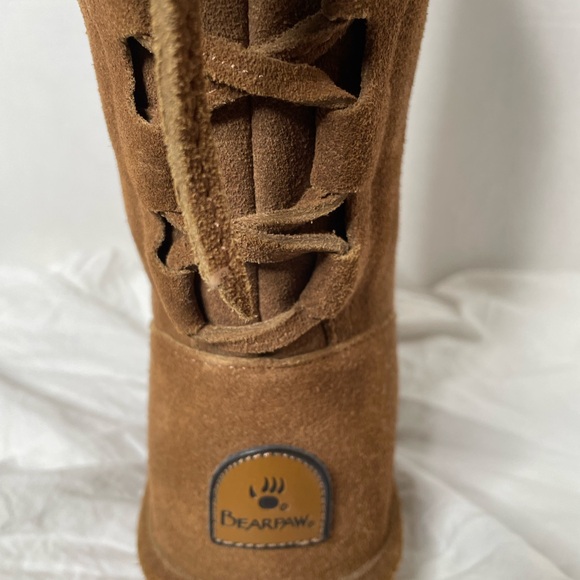 Bear paw Boots Warm Fuzzy Boots.size 7 - Picture 2 of 4